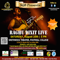 Raghu Dixit Live Music Concert 2016 in Bay Area (Net proceeds go to charity) in Los Altos, CA