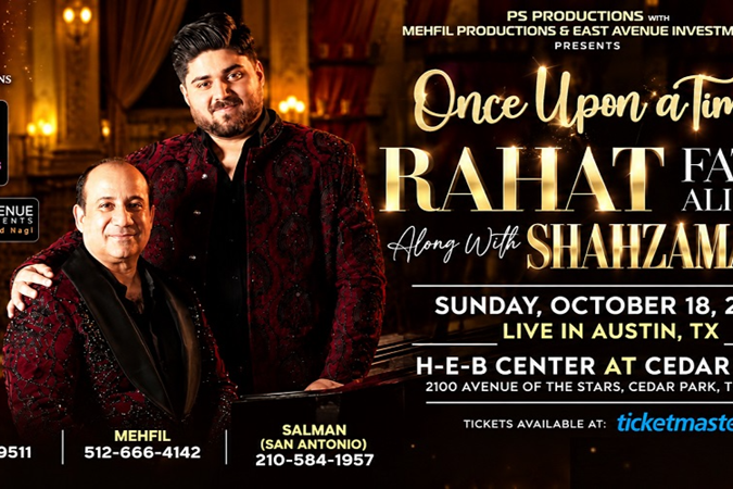 Rahat Fateh Ali Khan Live In Concert - Austin - Austin Indian event on Fri, Oct 16