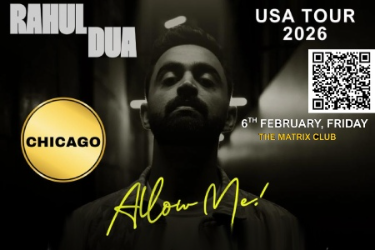 Rahul Dua USA Tour 2026 in Naperville, IL in Naperville, IL