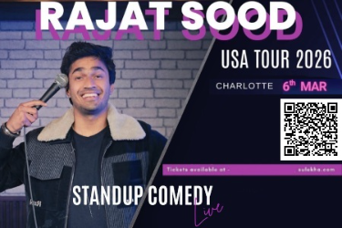Rajat Sood Stand-Up Comedy Live 2026 in Charlotte. in Kannapolis, NC