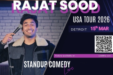 Rajat Sood Stand-Up Comedy Live 2026 in Detroit in Detroit, MI