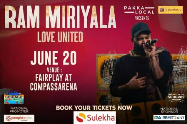 Ram Miriyala Live Concert - Chicago 2026 in Willowbrook, IL