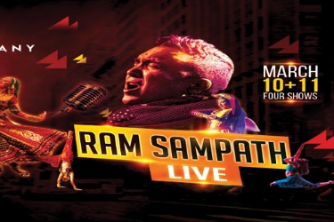 Ram Sampath Live concert - Mar 10th - 2PM & 7PM Show in San Jose, CA