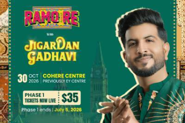 Ramo Re Tour 2026 with Jigardan Gadhavi in Ottawa, Gloucester, ON