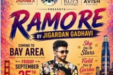 Ramo Re with Jigardan Gadhavi Garba 2026 in Bay Area in Sunnyvale, CA