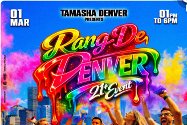 RANG DE DENVER 2026- HOLI FEST AT VINLY ROOFTOP in Denver, CO