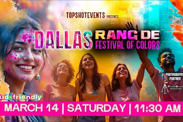 RANG DE - MOST ELECTRIFYING HOLI COLOR FESTIVAL 2026, Coppell, TX