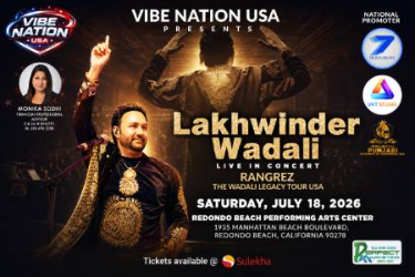 Rangrez - The Wadali Legacy Tour USA With Lakhwinder Wadali in Los Angeles in Redondo Beach, CA