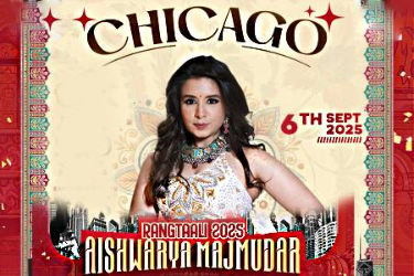 RANGTAALI 2025 With Aishwarya Majmudar in Chicago in Melrose Park, IL