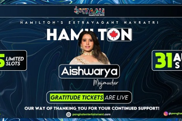 RANGTAALI Hamilton 2025 - By Aishwarya Majmudar, Brampton, ON