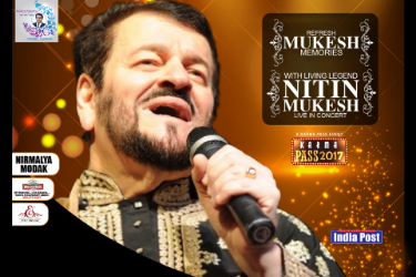 Remembering Mukesh - Nitin Mukesh Live in Concert  (Mehfill Style Concert ) ( All Tickets Includes Dinner Buffet ,Drinks and Parking) in Milpitas, CA