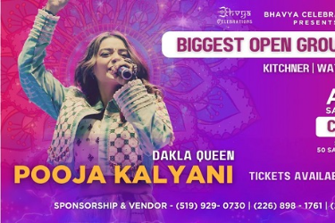 Rhythm Ratri 2025 with Pooja Kalyani | Open Ground Garba Kitchener | 16th August 2025