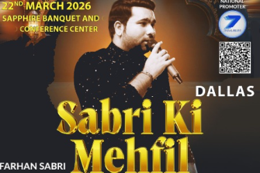 Sabri Ki Mehfil by Farhan Sabri & Priyanzah Belange in Dallas in Euless, TX