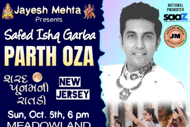 "SACHA" Navratri Fest with PARTH OZA "Safed Ishq Garba" in Secaucus, NJ