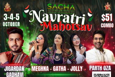 SACHA NAVRATRI MAHOTSAV - 3 DAY COMBO PASS in Secaucus, NJ