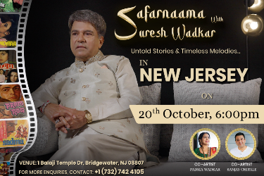 Safarnama with Suresh Wadkar in NJ in Bridgewater, NJ