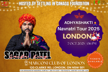 Sagar Patel Adhyashakti Navratri Garba 2025 in LONDON