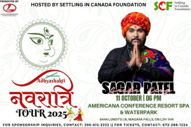 SAGAR PATEL ADHYASHAKTI NAVRATRI GARBA 2025 IN NIAGARA in Niagara Falls, ON