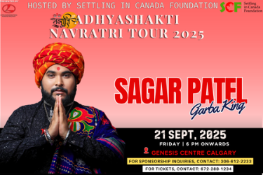 SAGAR PATEL ADHYASHAKTI NAVRATRI GARBA 2025, Calgary, AB