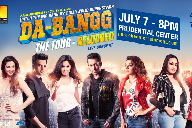 Salman Khan Concert Dabangg Reloaded 2018 in New Jersey with Katrina Kaif, Jacqueline Fernandez, Sonakshi Sinha, Prabhu Deva, Manish Paul, Daisy Shah in Newark, NJ