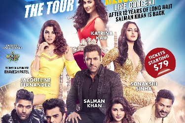 Salman Khan Live Concert Dabangg Reloaded 2018 in Bay Area with Katrina Kaif, Jacqueline Fernandez, Sonakshi Sinha, Prabhu Deva,Guru Randhawa, Manish Paul, Daisy Shah in San Jose, CA