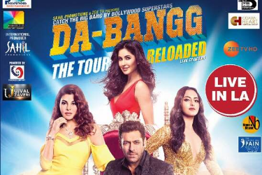 Salman Khan Concert Dabangg Reloaded 2018 in Los Angeles with Katrina Kaif, Jacqueline Fernandez, Sonakshi Sinha, Prabhu Deva, Manish Paul, Daisy Shah in Inglewood, CA