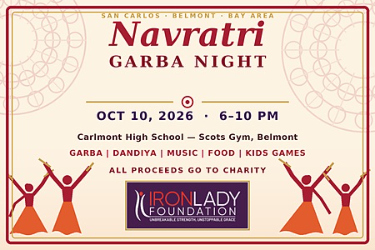 San Carlos-belmont Navratri Garba Night 2026 | All Proceeds To Charity - San Francisco Indian event on Sat, Oct 10