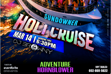 SAN DIEGO’S HOLI CRUISE | COLOR FEST | DJ BROWNY | AT ADVENTURE HORNBLOWER in San Diego, CA