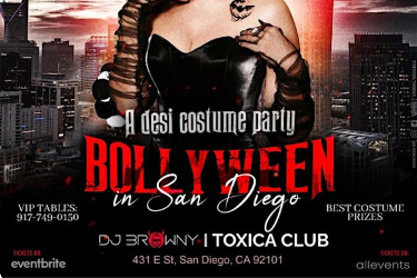 SAN DIEGO BA***DS OF BOLLYWOOD, A DESI COSTUME PARTY AT TOXICA CLUB in San Diego, CA