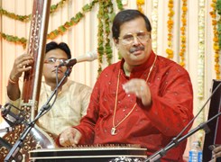 Pandit Ajoy Chakrabarty - Sanskriti Music and Dance Festival 2014  Part 1   in Pleasanton, CA