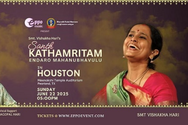 Santh Kathamritam Endaro Mahanubhavulu by Smt Vishakha Hari in , TX