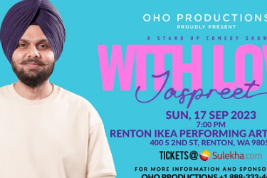 Seattle : Jaspreet Singh Stand-Up Comedy 2023 in Renton, WA