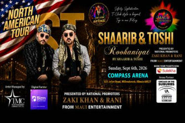 Shaarib & Toshi Live Concert In Chicago in Willowbrook, IL