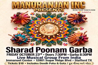 Sharad Poonam Garba 2026 In Houston 