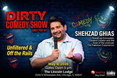 Shehzad Ghias - Unfiltered & Off the Rails (Chicago) in Chicago, IL