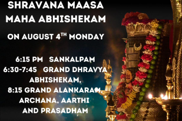 Shravana Maasa Maha Abhishekam in Milpitas, CA