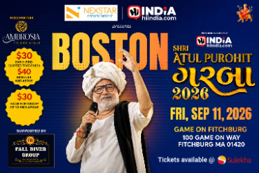 Shri Atul Purohit Garba Live in Boston in Fitchburg, MA