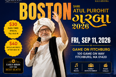 Shri Atul Purohit Garba Live in Boston, Fitchburg, MA