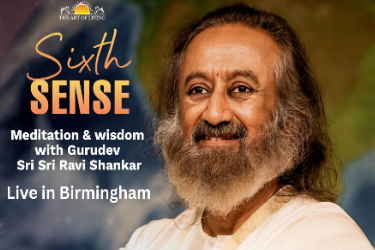 Sixth Sense - An evening of wisdom and meditation with Gurudev Sri Sri Ravi Shankar in Birmingham, AL