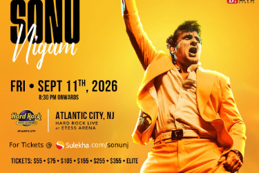 Sonu Nigam Live Concert in New Jersey 2026 | Revolution Tour 2026 in Atlantic City, NJ