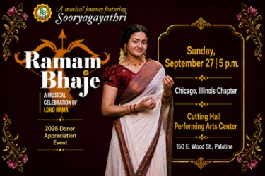 Sooryagayathri Live in Chicago – A Musical Celebration of Lord Rama in Palatine, IL