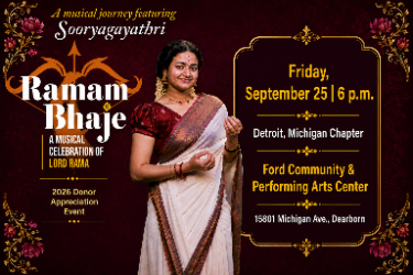Sooryagayathri Live in Detroit – A Musical Celebration of Lord Rama in Dearborn, MI