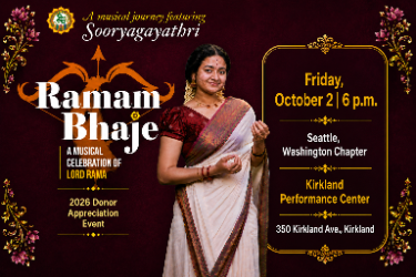 Sooryagayathri Live in Seattle – A Musical Celebration of Lord Rama in Kirkland, WA