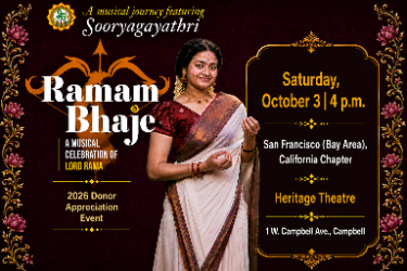 Sooryagayathri Live in the Bay Area – A Musical Celebration of Lord Rama in Campbell, CA