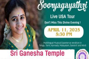 Sooryagayathri Live In Concert Nashville in Nashville, TN