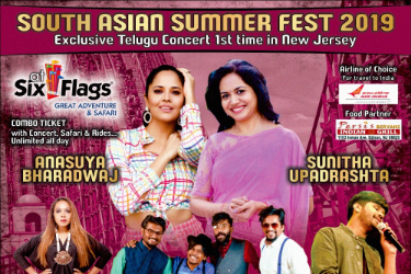 Telugu SummerFest at SIX FLAGS, NJ in Jackson, NJ