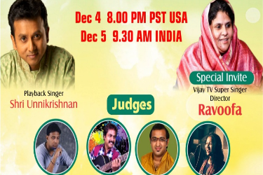 Star voice season 2 Finale | Playback Shri Unnikrishnan | Vijay tv Super Singer Director Ravoofa in ,