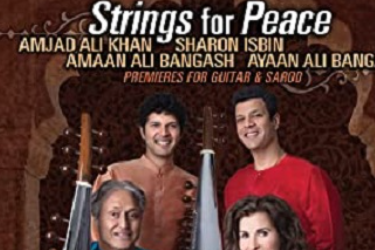 STRINGS FOR PEACE ( UNIQUE GUITAR AND SAROD CONVERSATION) in Austin, TX
