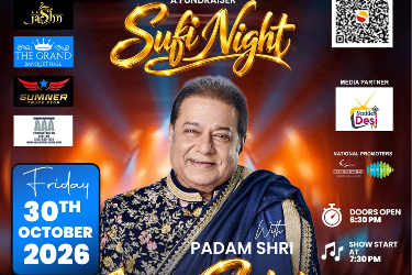Sufi Night With Padma Shri Anup Jalota Ji - A Fundraiser Event - Seattle Indian event on Fri, Oct 30