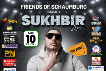 Sukhbir Live Concert 2025 in Chicago in Schaumburg, IL